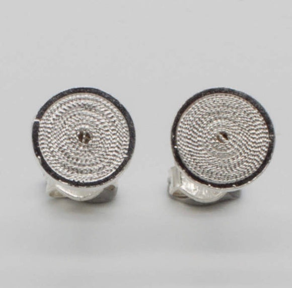 Gaviota Colombian Silver 'XS Jodie Circulo' Stud Earrings